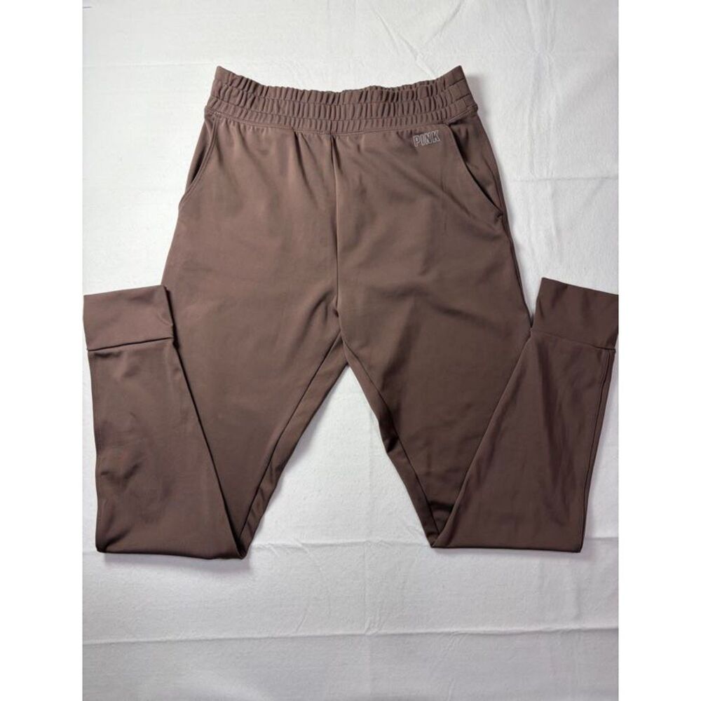 PINK Victoria Secret Active Joggers Chocolate Brown Mocha Sweatpants Women S
